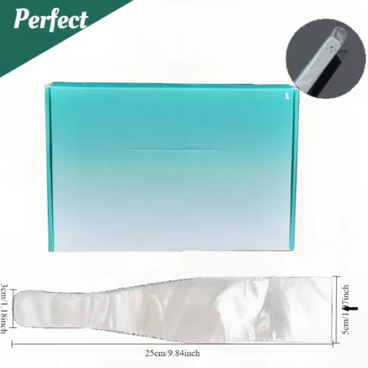 100 unids/caja endoscopio Dental cámara Intraoral fundas protectoras fundas desechables