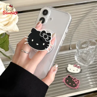 Sanrio Hello Kitty soporte magnético para teléfono móvil estable lindo Ángel pequeño oso cara grande bailarina cocina regalos de Navidad y Halloween