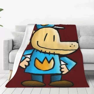 Mantas Dogman de franela, mantas ligeras para sofá, ropa de cama, colcha para exteriores