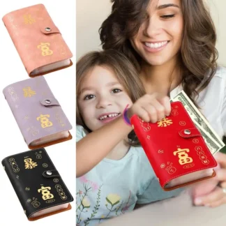 Carpeta para ahorrar dinero, planificador de dinero de gran capacidad, 2025, 50 hojas, múltiples compartimentos, libro de gestión financiera para efectivo