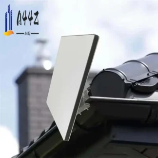 A44Z-para Starlink Mini aleros soporte de canalón con tubo de soporte adaptador de tornillo 1/4 Kit satelital Ethernet de rotación de 360 grados