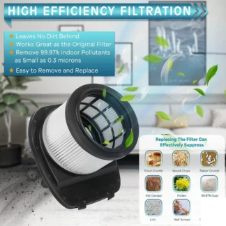 Piezas de Repuesto de filtro HEPA Compatible con aspiradoras Shark IZ300 IZ300UK IZ320 IZ320UK, accesorios