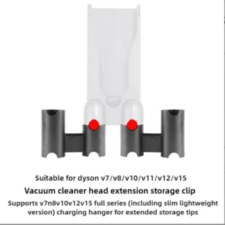 Soporte universal para cargador de montaje en pared para Dyson V15/V12/V11/V10/V8/V7 y Slim Series - Soporte de almacenamiento de accesorios