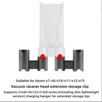 Soporte universal para cargador de montaje en pared para Dyson V15/V12/V11/V10/V8/V7 y Slim Series - Soporte de almacenamiento de accesorios