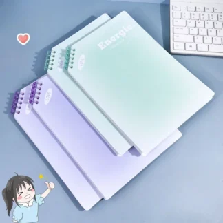 Bloc de notas inspirador para estudiantes, 60 hojas, B5, cuaderno cónico, cambio Gradual, Color cálido, departamento