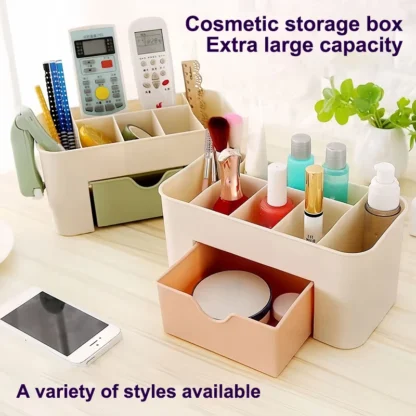 Caja de almacenamiento de uñas, contenedor de hisopo de algodón, accesorios de limpieza, herramientas de escritorio, joyero multifuncional, almacenamiento de cosméticos
