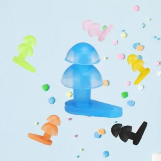 6 pares de tapones para los oídos de natación Protector para protección pequeños nadadores con reducción de ruido