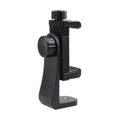 Adaptador Universal de soporte para teléfono móvil y teléfono inteligente, para trípodes o soportes con tornillo de montaje estándar de 1/4 pulgadas, puede girar 360
