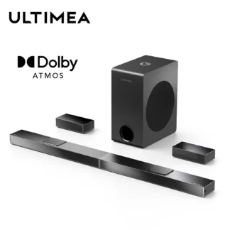 Barra de sonido ULTIMEA 520W 5,1,2 con Dolby Atmos para Smart TV, paso HDR 4K, altavoces de barra de sonido Bluetooth inalámbricos para cine en casa