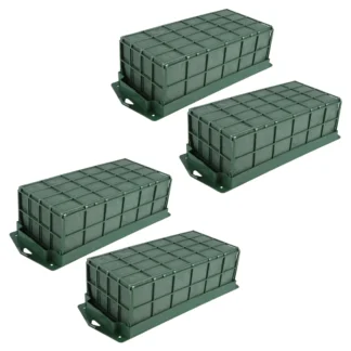 AB53 4 Uds jaula de espuma Floral soporte de flores con espuma Floral para jaula de flores cuenco para centro de mesa arreglo Floral