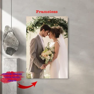 Personalized Custom Canvas Prints Wedding decoration Custom Canvas Print with Your Photo - Perfect for Home Decor, Gifts & Keeps
