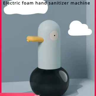 Dispensador de jabón inteligente para niños, máquina desinfectante de manos de espuma móvil con carga de dibujos animados, lavado automático de teléfono móvil, sensor
