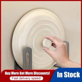 Estante para tapas de ollas, soporte para tabla de cortar, estante de almacenamiento de esponja, organizador montado en la pared para cocina y baño, 2/4/6/8 Uds.