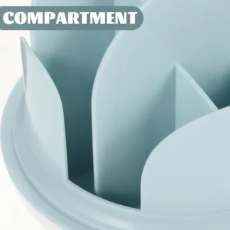 Soporte giratorio para lápiz labial, contenedor de almacenamiento, organizador de herramientas para brochas de maquillaje, cubo de escritorio, portalápices de gran capacidad