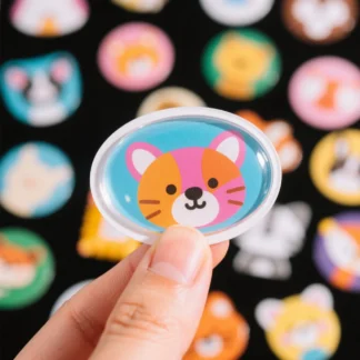 Pegatina de cúpula ideal para marcas en tarjetas de regalo y etiquetas de membresía