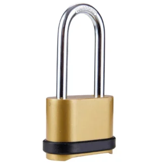 Cerradura de combinación larga, cuatro cerraduras de combinación de gancho largo totalmente metálico de aleación de Zinc, 1 Uds.