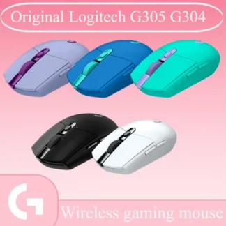 Logitech G304/G305 HERO Sensor Diseño elegante Ratón inalámbrico de alto rendimiento 200 - 12000 DPI ajustable para PC y portátil