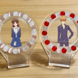 Y2K Pulseras de Kyo y Tohru hechas a mano, pulseras de cesta de frutas, pulseras a juego, pulseras para parejas, pulseras de amistad