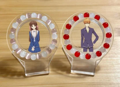 Y2K Pulseras de Kyo y Tohru hechas a mano, pulseras de cesta de frutas, pulseras a juego, pulseras para parejas, pulseras de amistad