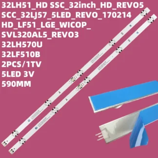 Retroiluminación LED para 32LH513U 32LH519U 32LH51HD 32LH590U 32LH510B 32LF510U 32LF510B 32LH516A 32LH517A 32LH518A 32LH51_HD