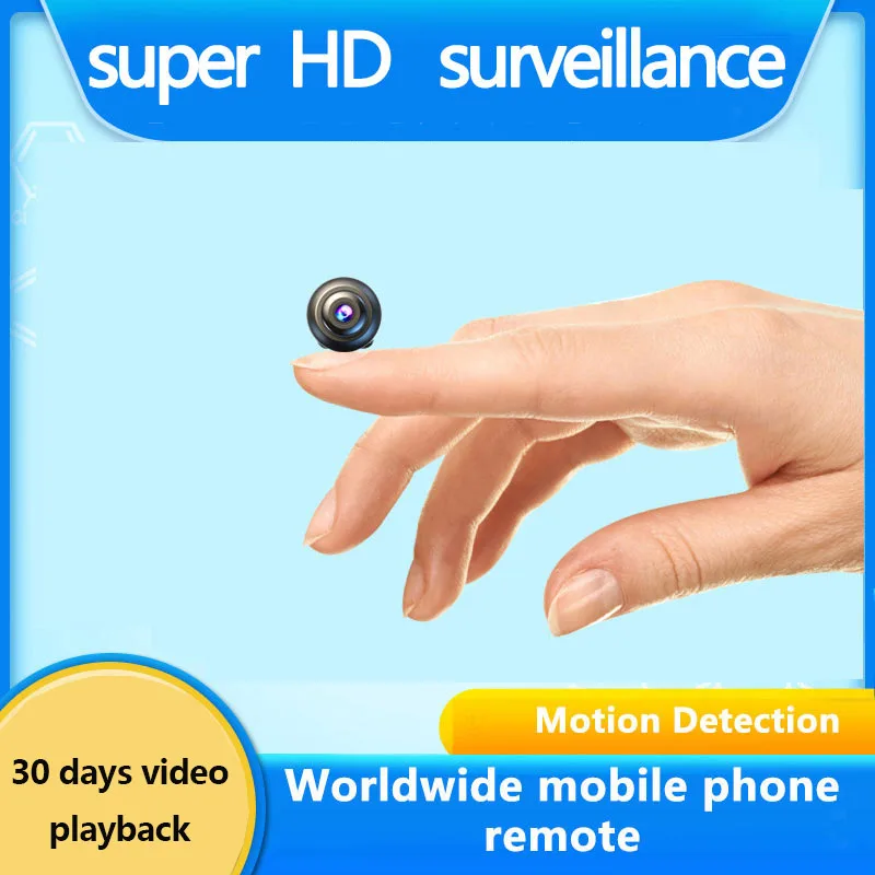 Cámara pequeña de alta definición de marca W, Monitor inalámbrico, Wifi en casa, teléfono móvil remoto, Mini fotografía panorámica de 360 grados, enchufe conectado al hogar, ojo de gato sin enchufe, no micro, no Invisible, no oculto