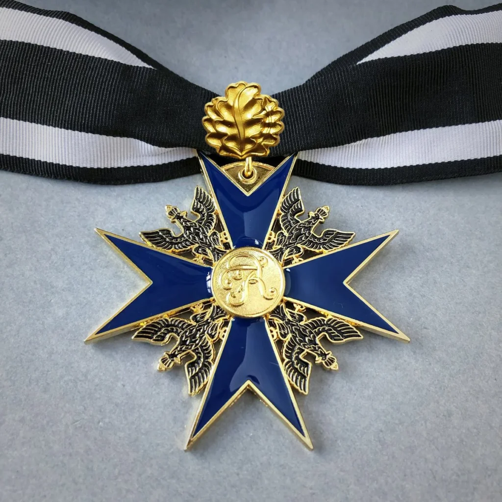 Medalla alemana Spot, emblema del caballero del águila negra, medalla extranjera, colgante de collar de comercio exterior popular, medalla conmemorativa esmaltada