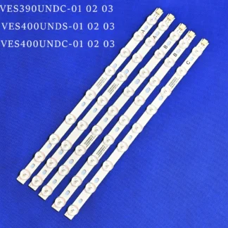 Tira de luces LED para TV piezas 40, accesorio para televisor K40DLV2F VESTEL 39 TV 39PF3025D VES390UNDC 01 40 BMS DLED 0.36A U5R7 YE PAR, 5 TD-SYSTEMS, novedad de 100%