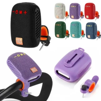 Altavoz estéreo inalámbrico para bicicleta, Boombox portátil para exteriores tipo C, recargable por USB, Bluetooth, compatible con Scooter y motocicleta