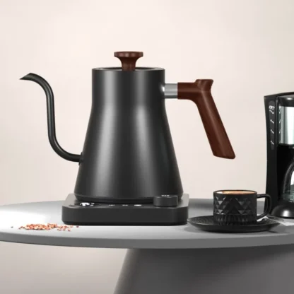 Hervidor eléctrico inteligente de temperatura constante de 1200W, cafetera hecha a mano, olla con cuello de cisne utilizada para preparar leche en polvo