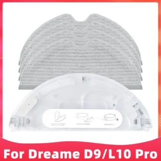 Compatible con Xiaomi Dreame D9, D9Max, D9 Pro, Dreame Bot L10 Pro,Mova L600 Z500 Robot aspirador tanque de agua almohadilla para fregar