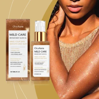 Oceaura 90ml bronceado cuerpo brillo aceite iluminar brillo piel trigo hidratar masaje impermeable resaltar maquillaje cuerpo brillo aceite