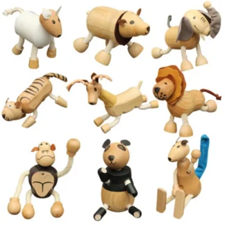 Mini juguete educativo de animales de granja Montessori para bebé, rompecabezas sensorial de madera con sonido 3D, manualidades de entrenamiento cerebral, juguete para regalo de aprendizaje