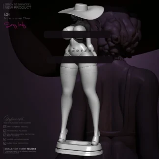 Kits de modelos de resina de 75mm, figura de juguete DIY, belleza autoensamblada, TD-2994