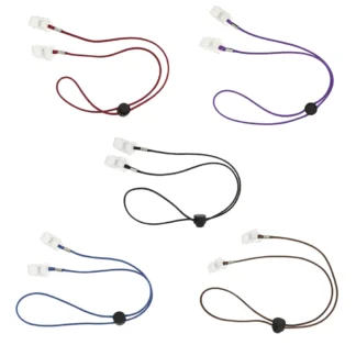 Gancho ajustable para Toalla de bebé, Sostenedor del babero, correa de cordón, 5 uds.