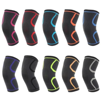 Unisex Flexible Kneepad Basketball Running Gym Sports Knee Joint Pain Relief Sleeve Supports Braces kneecap protector MR136