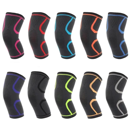 Unisex Flexible Kneepad Basketball Running Gym Sports Knee Joint Pain Relief Sleeve Supports Braces kneecap protector MR136
