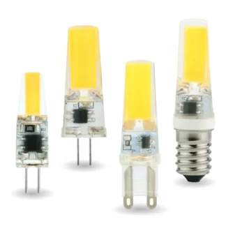 Bombilla de lámpara LED G4 G9 CA/CC 12V 220V 3W 6W E14 COB SMD, luces de iluminación LED, reemplazo de lámpara de araña de foco halógeno, 2 uds.
