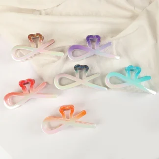 Pinza para el pelo grande con temperamento para mujer, pinza de tiburón para mujer, pinza para el pelo negra, accesorios para el pelo con cabeza trasera a la moda