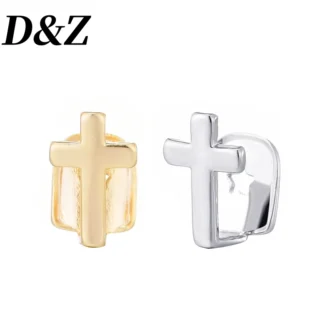 D & Z-parrillas con forma de corazón de un solo diente de Hip Hop, Charm de piedra CZ Iced Out, dientes de boca Dental Punk, regalo de joyería
