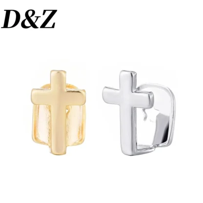 D & Z-parrillas con forma de corazón de un solo diente de Hip Hop, Charm de piedra CZ Iced Out, dientes de boca Dental Punk, regalo de joyería