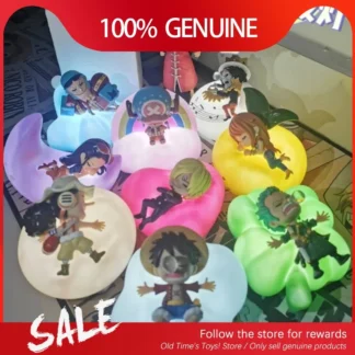 Luz nocturna de una pieza Luffy Zoro Nami Sanji, caja ciega, lámpara bonita, luz suave para dormitorio, mesita de noche, luz Led, habitación, juguetes para niños, regalo para chico