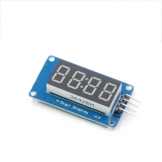 Módulo LED TM1637 Módulo de pantalla LED de 4 bits para Arduino, tubo de reloj de ánodo rojo de 7 segmentos de 0,36 pulgadas-A09I