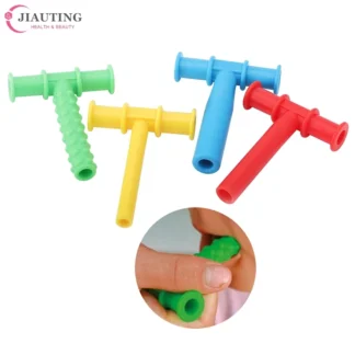 Tubo de mascar para niños, masajeador de dientes para terapia del habla, herramientas sensoriales para autismo, entrenamiento de rehabilitación muscular Oral