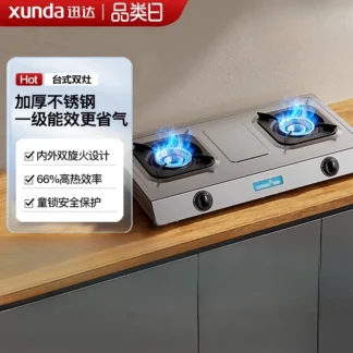 Estufa de gas segura y duradera para cocinar con GLP o gas natural