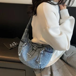 Cartera escolar de cuero de inspiración Vintage para mujer, bolso de estilo académico Retro con asa y cierre de transporte superior