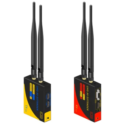 1080p 4K 5G 200M inalámbrico HDMI compatible Audio Video transmisor receptor extensor divisor soporte VGA salida Cable de red Cat6