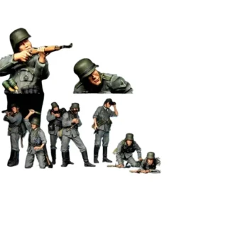 Kits de modelos de soldado de resina, figura incolora y A-1362 autoensamblada, 1/35