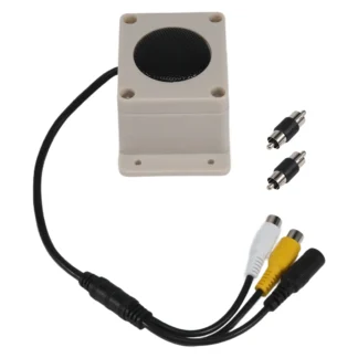 Dispositivo de altavoz con micrófono AD11 para cámara de seguridad impermeable al aire libre para cámara IP grabación de Audio interfono de Radio bidireccional