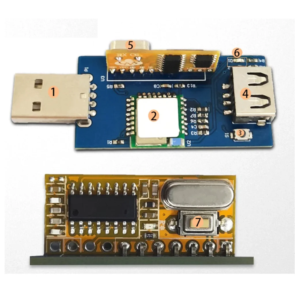 Control de aplicación móvil con interruptor USB remoto eficiente/433M RC con módulo de transmisión