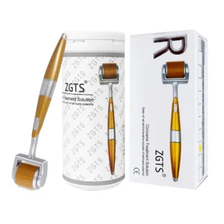 ZGTS-Rodillo Derma de titanio 192, microagujas Dermaroller, mesoterapia para belleza Facial, arrugas, elimina cicatrices, blanquea la piel